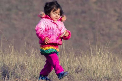 After green place. Creeping creeping kind.